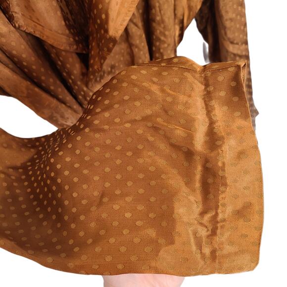 Torrid Copper Dotted Jacquard Collared Jacket Longline Size 3X Holiday Layering - Picture 5 of 13